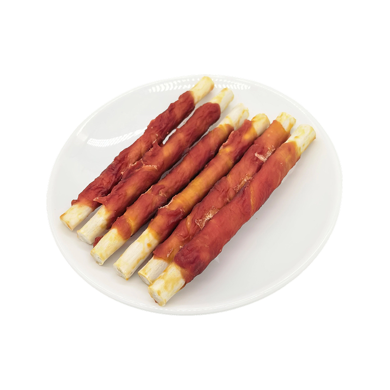 鴨肉で包んだコラーゲンチュースティック