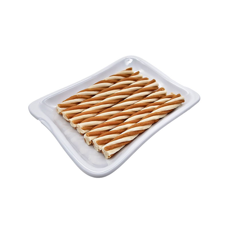 Plum Blossom-Shaped Twisted Collagen Chew Sticks