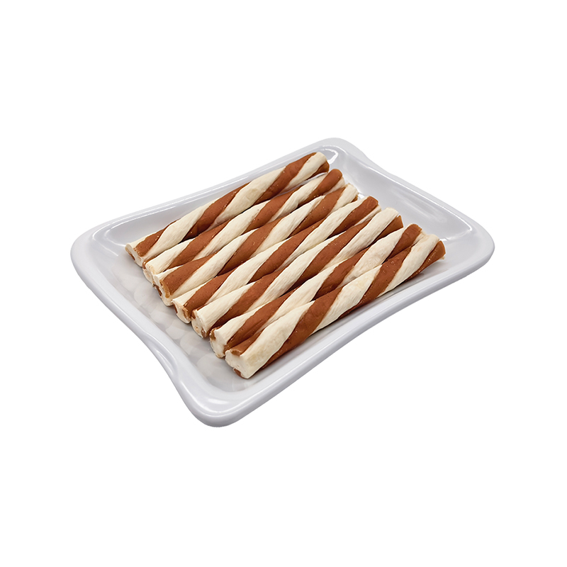 Bone-Shaped Twisted Collagen Chew Sticks