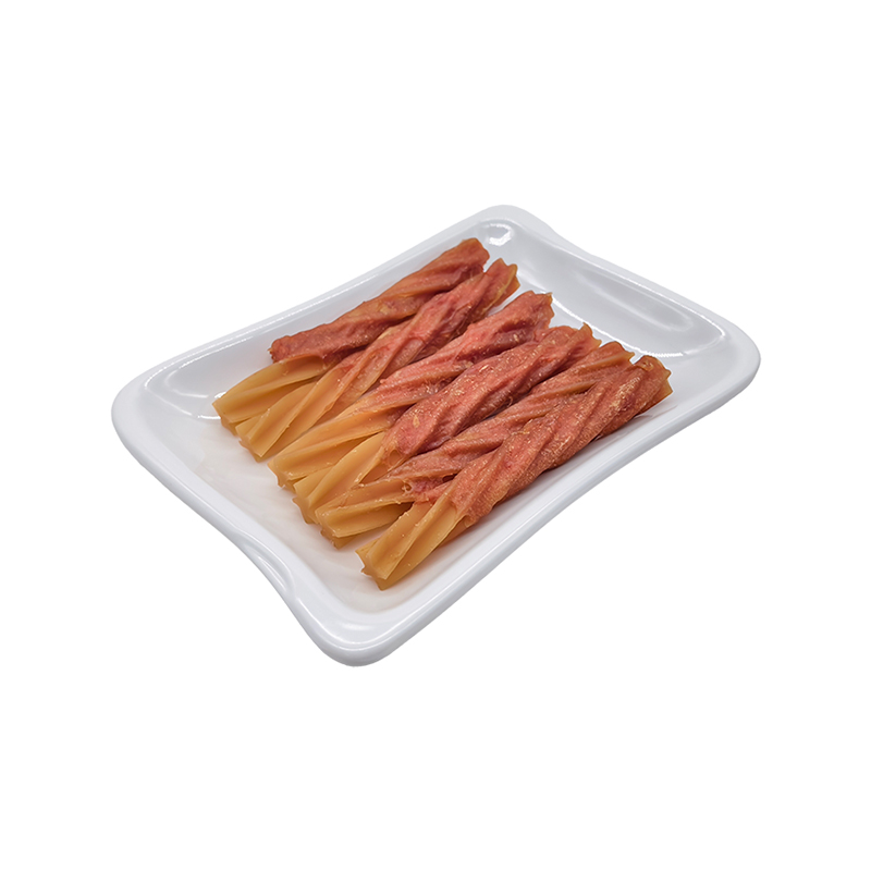 Single-Color Duck Paste Star-Shaped Rolled Dog Treat Stick